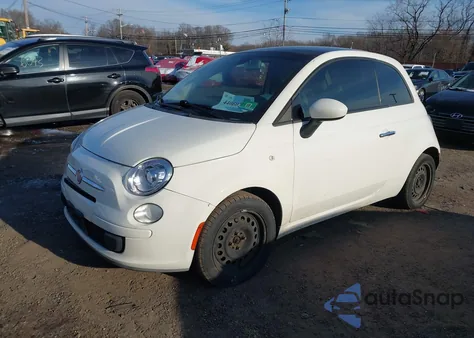 2013 Fiat 500 Pop z USA, uszkodzony, nr VIN 3C3CFFARXDT742379